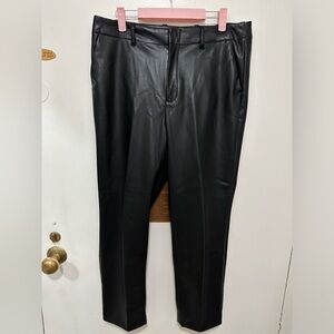 Gap faux leather pants - black - 12